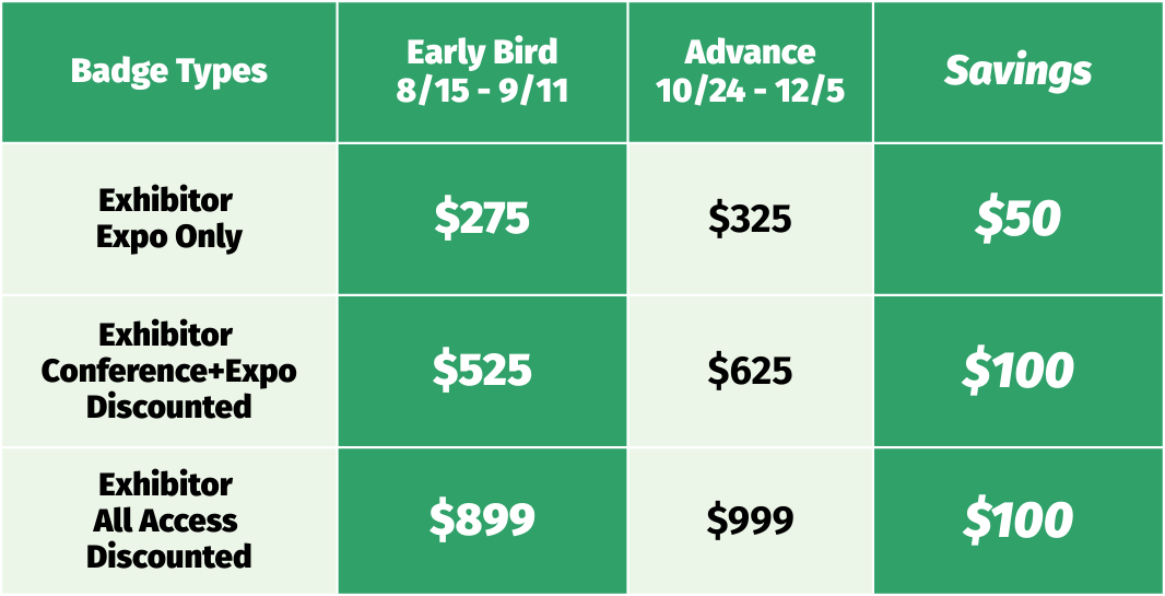 EXH August Newsletter Pricing Tier