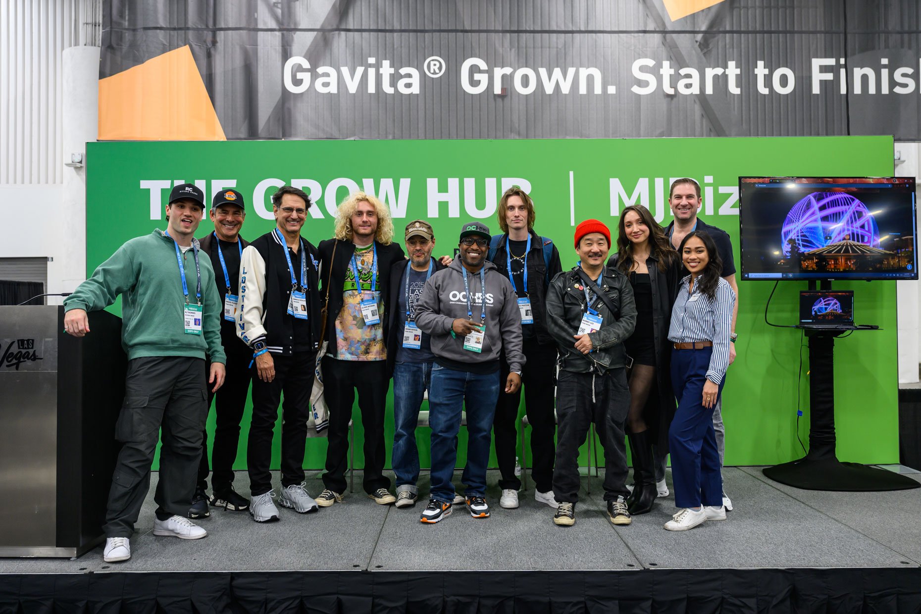Attendees on Stage