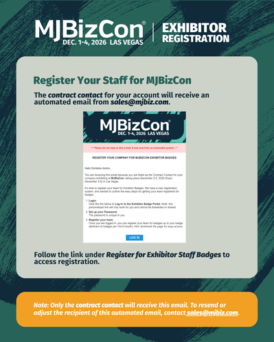 MJBizCon Exhibitor Registration Instructions
